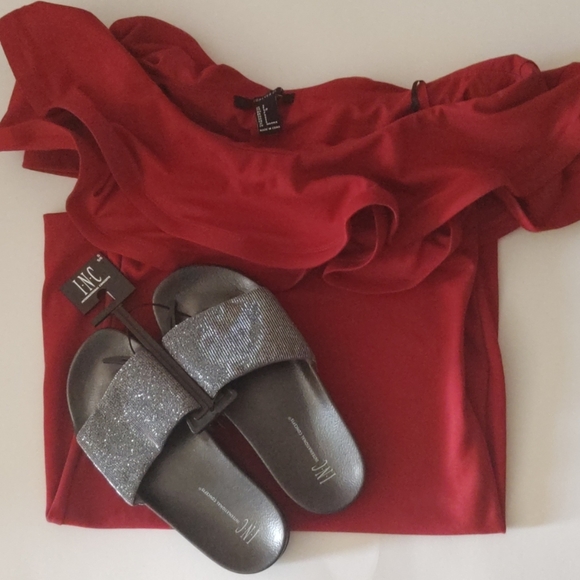 AEROSOLES Tops - Shirt and INC slippers bundle